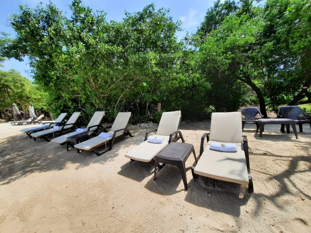 Playa privada de Isla Tijereto